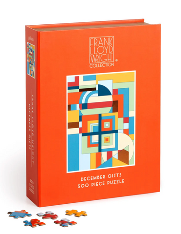 Frank Lloyd Wright December Gifts 500 Piece Book Puzzle