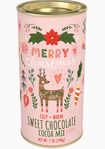 Christmas Deer Sweet Chocolate Cocoa (7oz Tins)