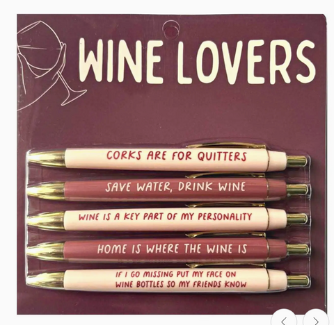 Wine Lovers Pen Set