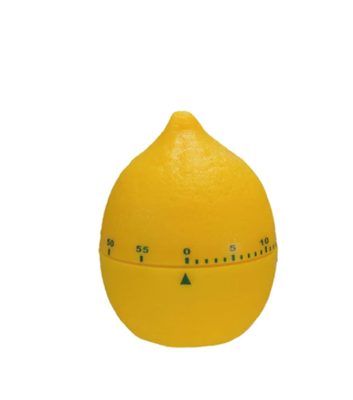 Plastic Lemon Shaped 1 Hour Twist Timer