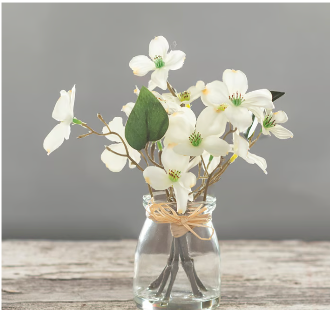 Dogwood Blossom Vase