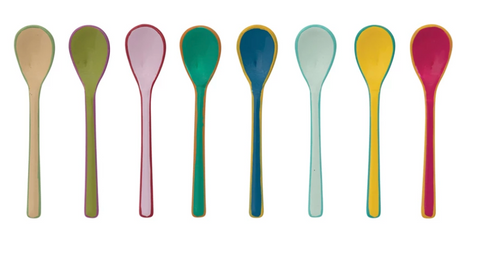 Enameled Stainless Steel Salt Spoon