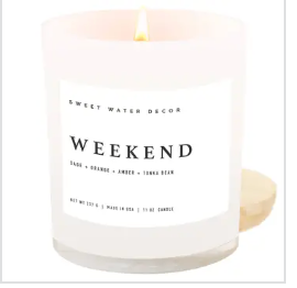 Soy Candle By Sweet Water Decor 11oz. ( Assorted )