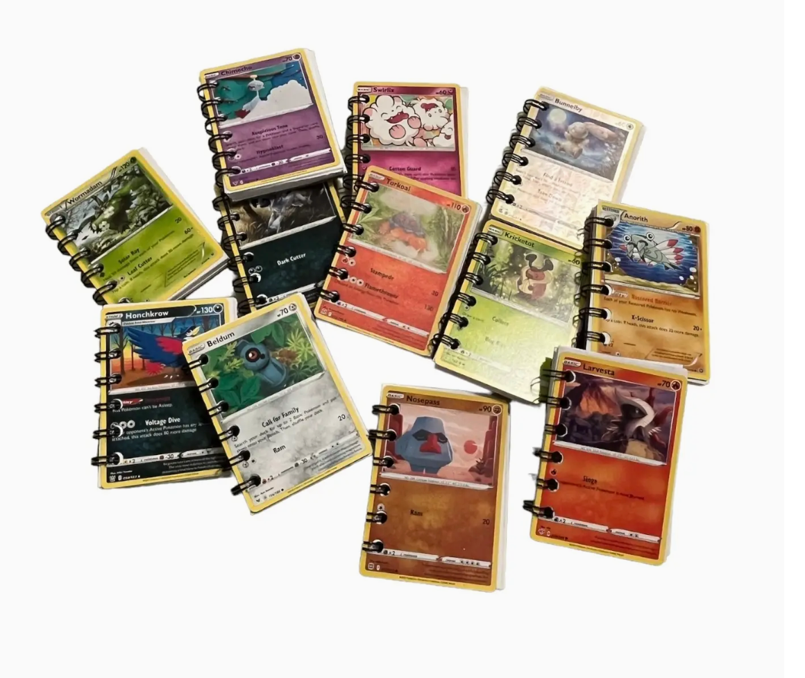 Pokémon Mini Bullet Journal: Upcycled from Cards