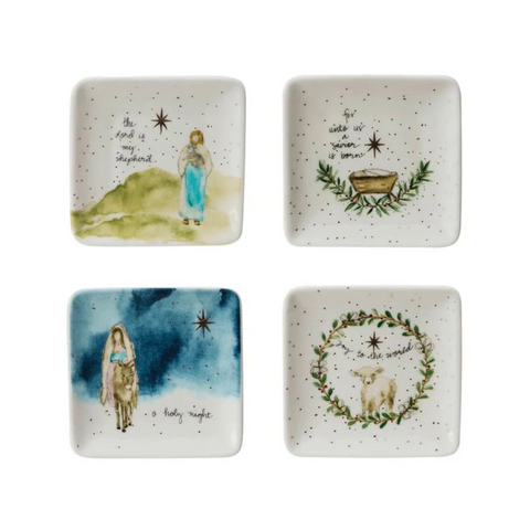 Stoneware Dish w/ Gold  ( Assorted )