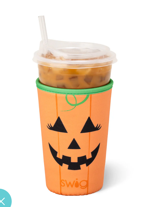 BOO CREW PUMPKIN Medium Iced Cup Coolie