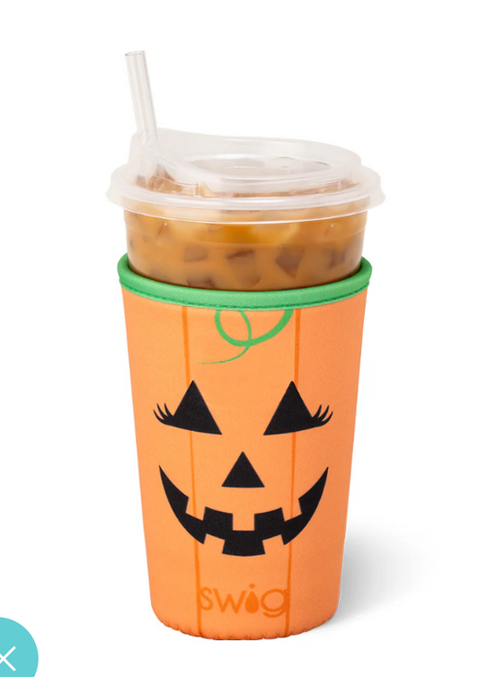 BOO CREW PUMPKIN Medium Iced Cup Coolie
