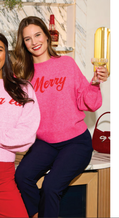 Merry Sweaters In Pink