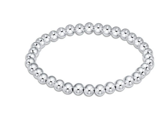classic sterling 5mm bead bracelet