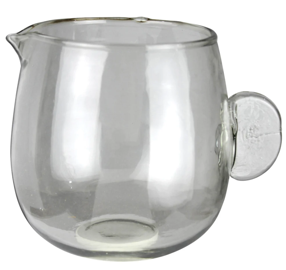 Lomi Pitcher with Tab Handle, Glass - Lrg