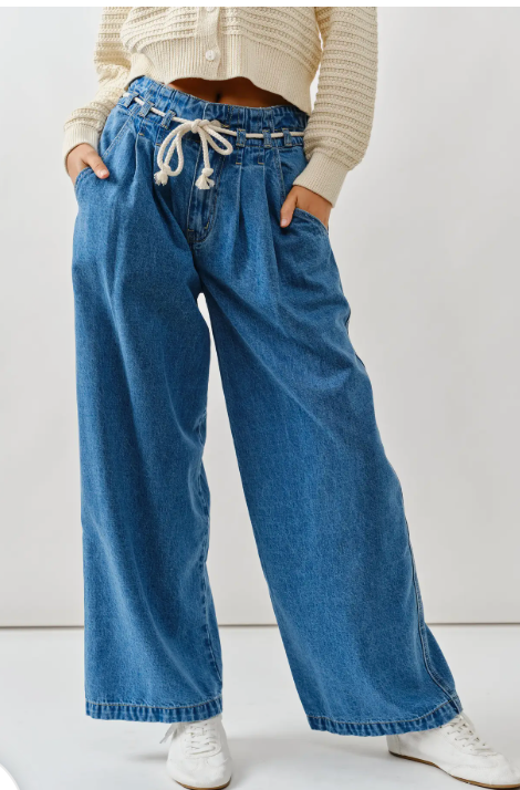 Aaron Denim Wide Legs ( Assorted Colors )