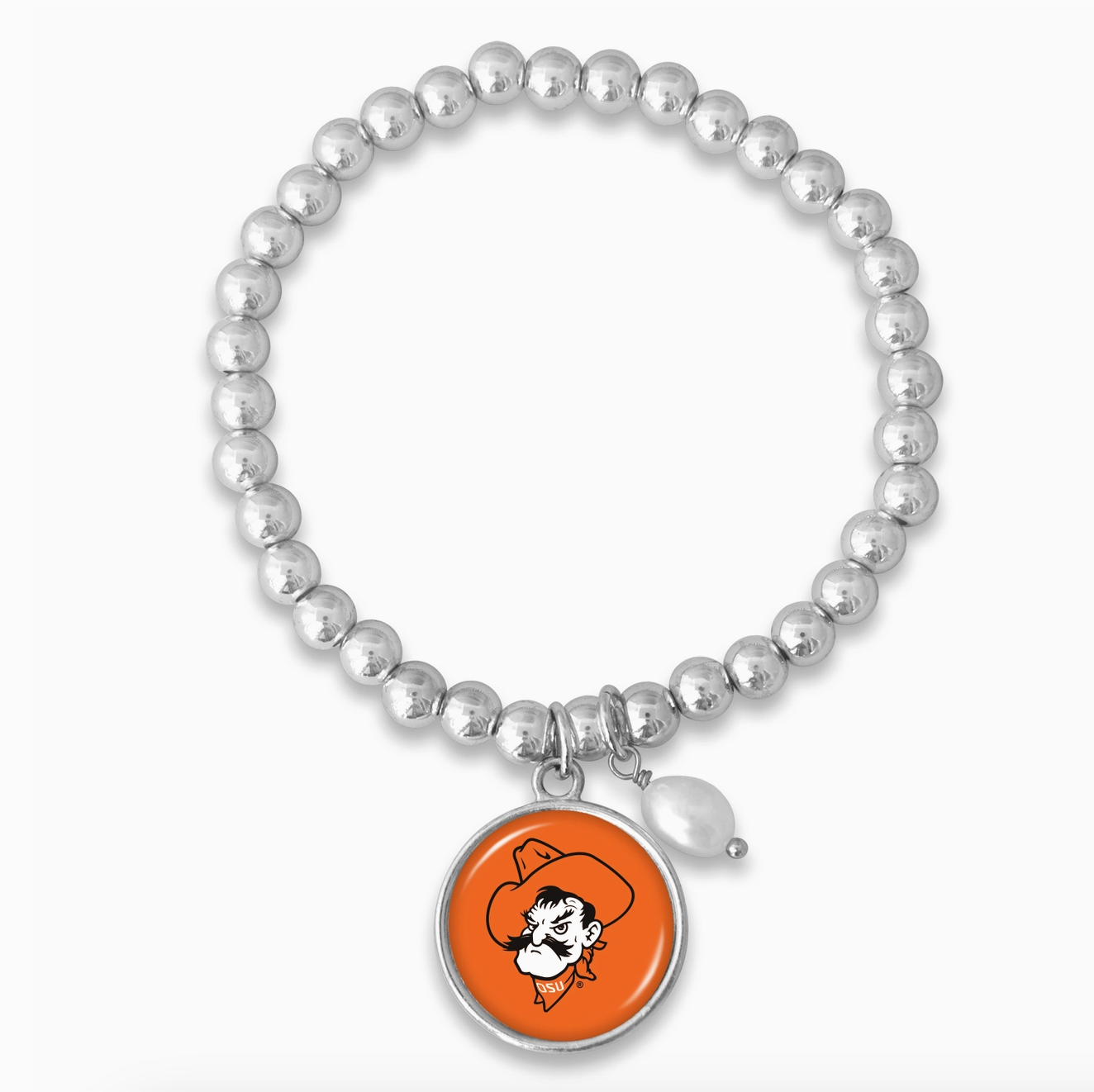 OSU Cowboys Silver Diana Bracelet