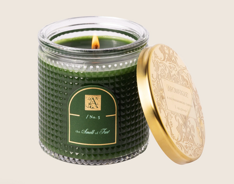 The Smell of Tree Textured Glass Candle 6oz.