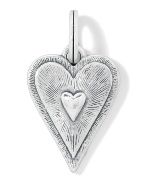 JC6303 Midnight Heart Amulet Charm