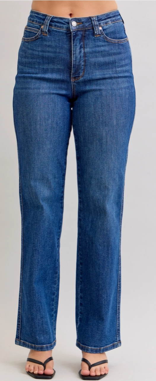 JB Tummy Control HW Straight Jeans