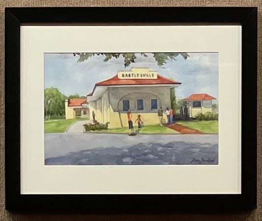 Bartlesville Train Depot #120 by Local Artist, Amy Jenkins