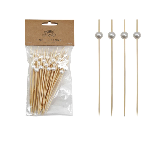 Bamboo Single Use Skewers ( Assorted ) Set of 50