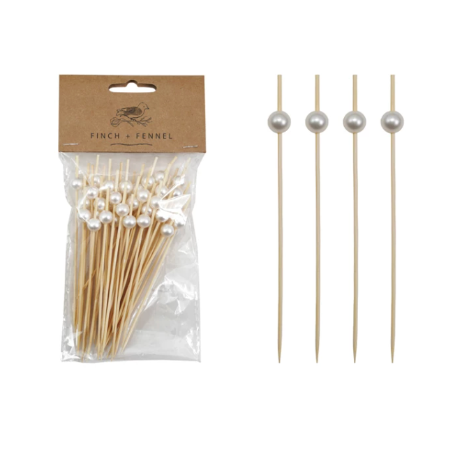 Bamboo Single Use Skewers ( Assorted ) Set of 50