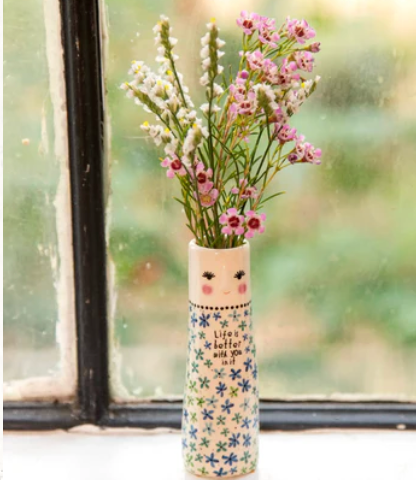 Happy Mini Flower Vases ( Assorted )