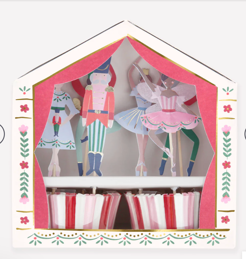Nutcracker Ballet Cupcake Kit