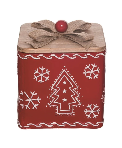 Metal Embossed Design Christmas Boxes ( Assorted )