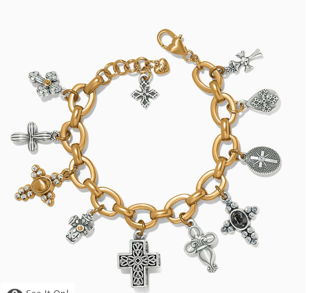 Heavenly Cross Charm Bracelet  JF0208
