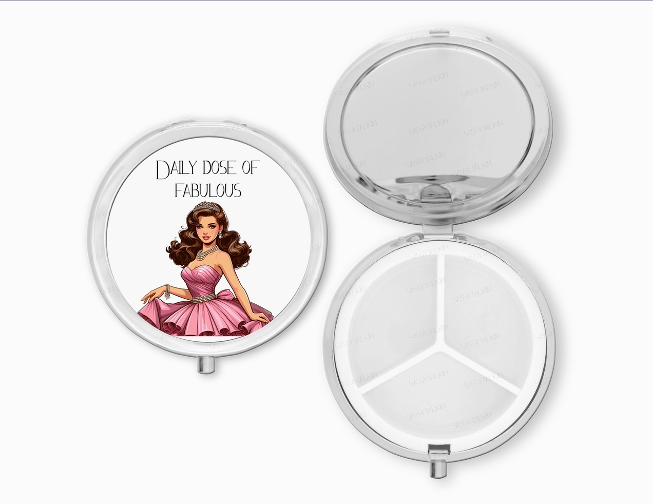 Sassy Talkin Purse Pill Box Organizer