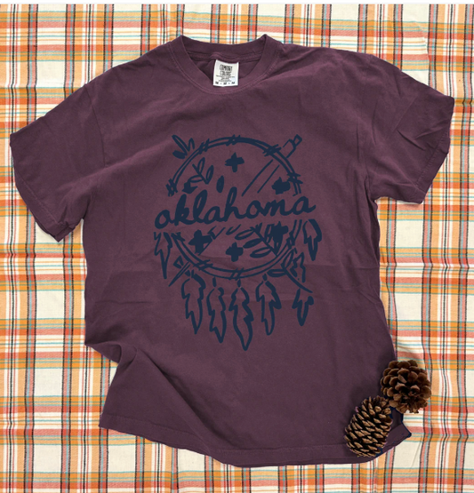 Simple Brushed Dreamcatcher Tee ( Assorted Colors)