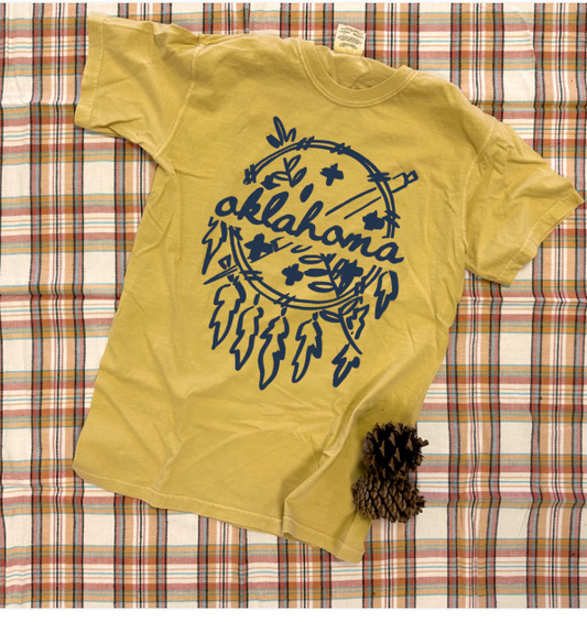 Simple Brushed Dreamcatcher Tee ( Assorted Colors)