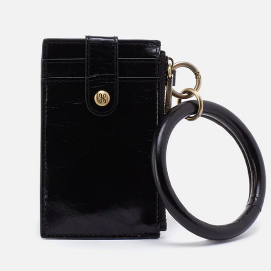Ring Credit Card Wristlet ( Black )
