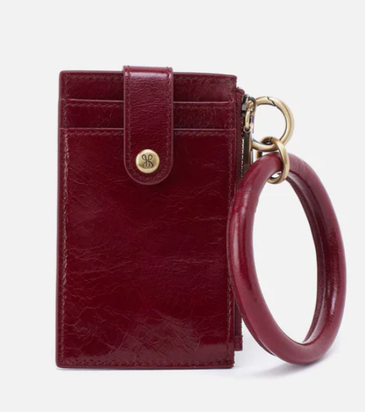 Ring Credit Card Wristlet ( Saddleberry )