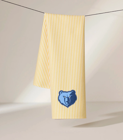 Grizzlies Grip Tea Towel 18" x 30"