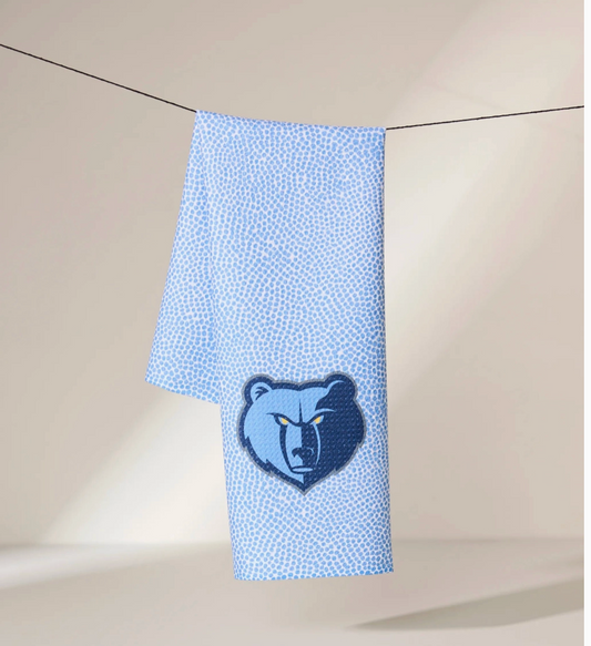 Grizzlies Grip Tea Towel 18" x 30"