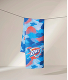 Okc Thunder Tea Towel  18" x 30"
