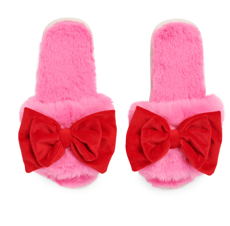 Noelle Slippers ( Pink / Red )