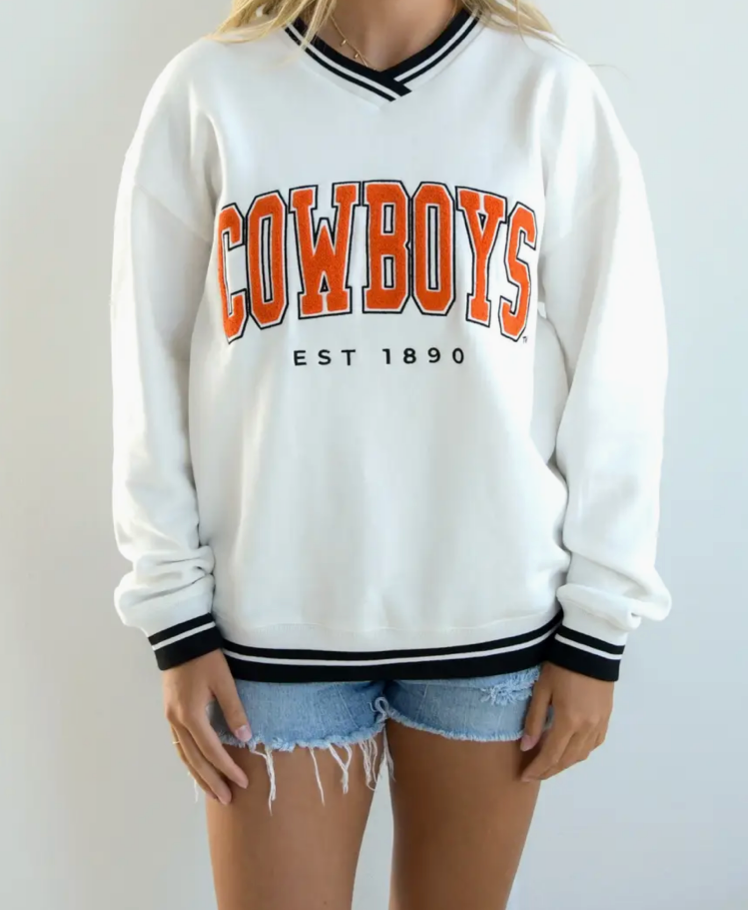 OSU Chenille Varsity VNeck