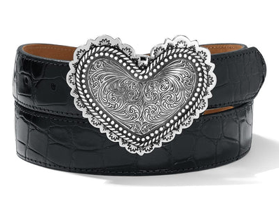 B60723 Black Heart Belt