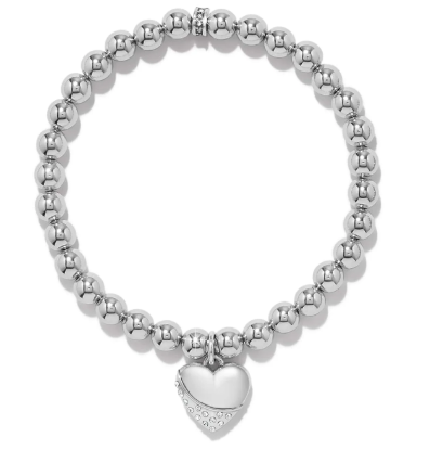 JF0420 MERIDIAN PET WAVE HEART BRACELET