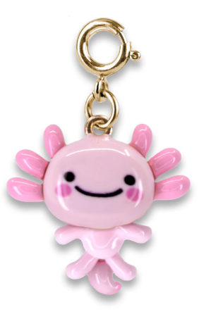 Gold Swivel Axolotl Charm