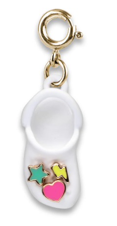 Gold Rubber Clog Charm