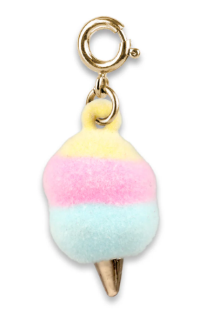 Gold Cotton Candy Charm
