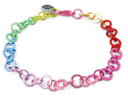 CHARM IT1 Rainbow Chain Bracelet