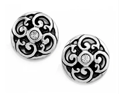 SIL/STN BETSEY MINI POST EARRING J20822