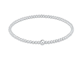 CLASSIC STERLING 3MM BEAD BANGLE BANCLSS3