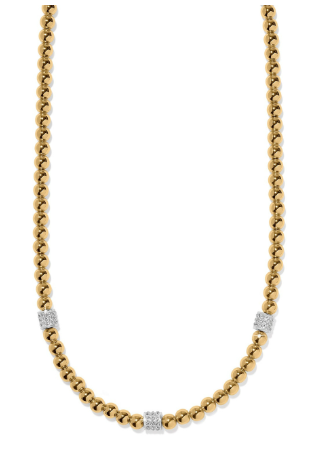 MERIDIAN PETITE BEADS STATION NECKLACE JM7523