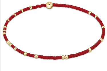 GAMEDAY HOPE UNWRITTEN BRACELET- CRIMSON BGDHOPUNWCRM