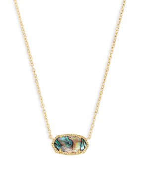 Elisa Necklace Gold Abalone Shell*