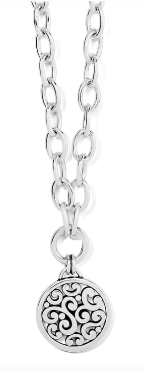 JM6950 CONTEMPO MEDALLION CHARM NECKLACE