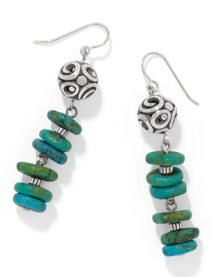JA0337 CONTEMPO SONORA VERDE BLUE EARRINGS