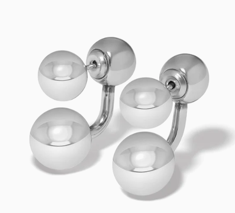JA0319 MERIDIAN PETITE SPHERE POST DROP EARRINGS
